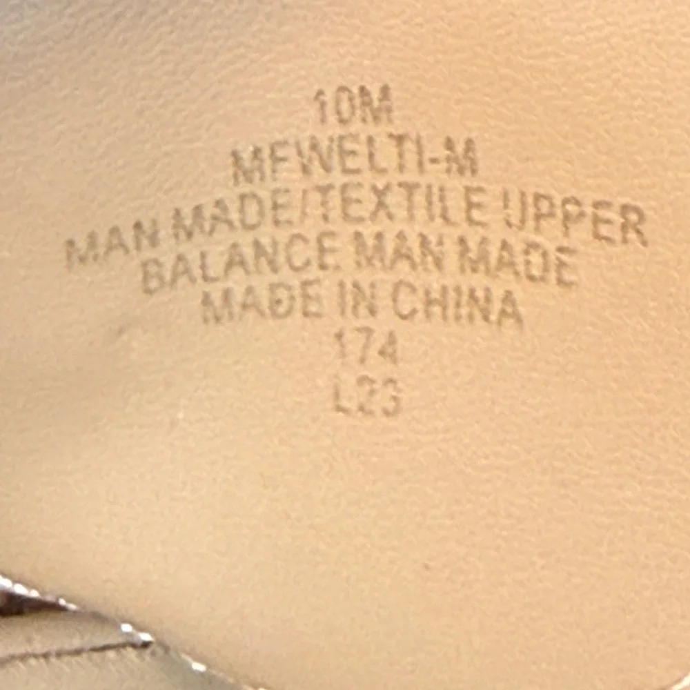 Marc Fisher Welti Woven Buckle Platform Sandal Women's 10M‎ Tan Nude Straw BOHO